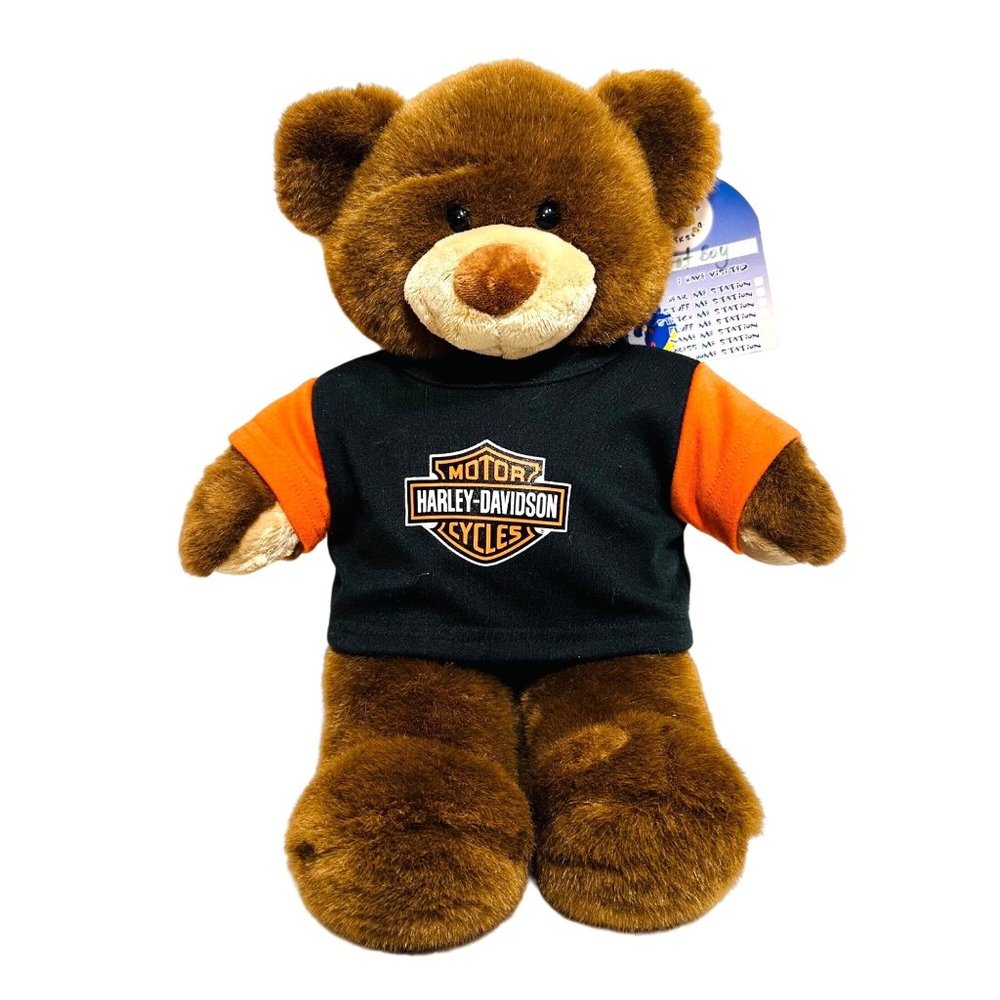 Build A Bear Harley Davidson - Lil Cub Bear - All Tags